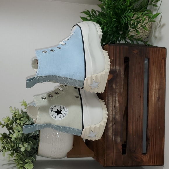 Converse Run Star Hike Hi Platform Summer Denim Unisex. 171894C - Picture 5 of 8